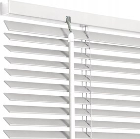 Fa redőny fehér 80x140 25mm-es méretben Decorandoo