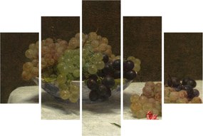 Kép - Henri Fantin-Latour, Still Life with Grapes and a Carnation, reprodukciók (150x105 cm)