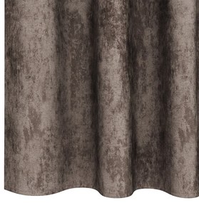 Velúr Függönyök 2 db Rúd Zsebbel Kávé 260x140 cm