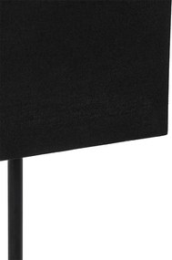 Modern asztali lámpa fekete szövetbúrával fekete arannyal - VT 1