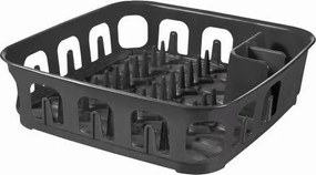 edényszárító négyzet alakú 39x39x10cm Ph Še sötét.