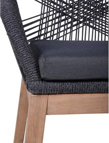 Szürke tömörfa kerti szék Pomona – Garden Pleasure