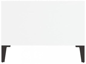 vidaXL fehér szerelt fa dohányzóasztal 90 x 50 x 36,5 cm