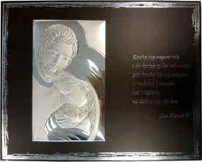 Vászonkép Szent Család dedikációval 25x20 cm