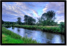 Poszterek keretben 60x40 Folyó este