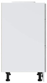 “Lyon” Alsószekrény betonszürke Gépi forgácsolt fa