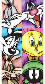 Strandtörülköző  Looney Tunes Szélesség: 70 cm | Hossz: 140 cm