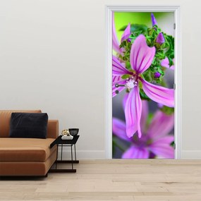Fotótapéta ajtóra - Közeli kép egy virágról (95x205cm)