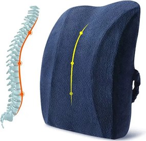 4Home Relax memóriahabos derékpárna, 40 x 35 x 12,5 cm