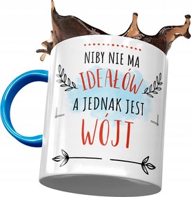 Kék Bögre A Nagybátyjának Nincs Ideálja Nyomtatott Fotóval