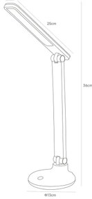 Zuma Line 1913-WH-LED Újratölthető asztali lámpa LED/6W/1200 mAh 3000/4500/6000K fehér