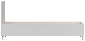 Egyszemélyes ágy 90 cm Figu (fehér). 1071586