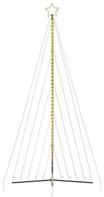 meleg fehér LED karácsonyfa 570 LED 399 cm