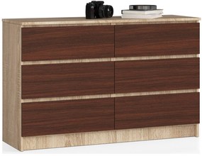 Komód Kapil (szonoma tölgy + wenge). Akció -18%. 1069024