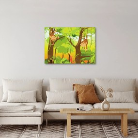 Kép - majmok (70x50 cm)