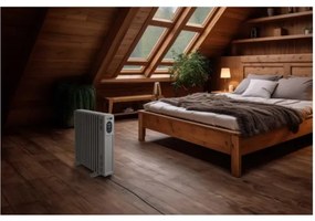 Sencor - 13 bordás olajradiátor 1000/2500 W, 230 V, fehér + távirányító