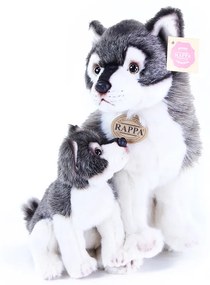 Rappa plüss farkas kölykével, 27 cm