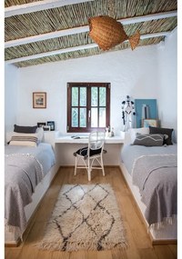 Krémszínű mosható kézi szövésű gyapjú szőnyeg 80x140 cm Berber Soul – Lorena Canals