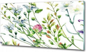 Fotótapéta üvegfalra Gyógynövények és gyomok 100x70