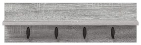 Fali Kabáthorog Szürke sonoma 60 x 10.5 x 18 cm Faanyag