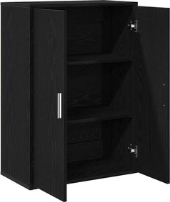 vidaXL Széf Fekete tölgy 60 x 31 x 84 cm Faanyag