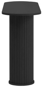 Fekete konzolasztal 40x130 cm Nola – Unique Furniture