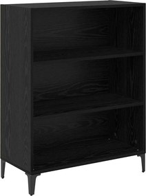 vidaXL Széf Fekete tölgy 69,5 x 32,5 x 90 cm Faanyag