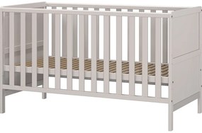 Krémszínű tömörfa babaágy 70x140 cm Alkmaar – Germania