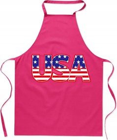 Konyhai kötény Usa nyomtatás Konyhai kötény Nagy felirat Ajándék