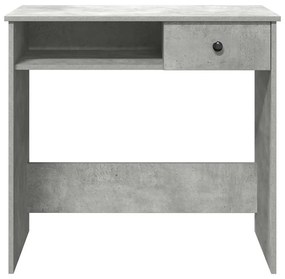 vidaXL betonszürke forgácslap íróasztal 80 x 40 x 75 cm