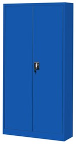 Fém műhelyszekrény fiókokkal DAREK, 920 x 1850 x 500 mm, kék