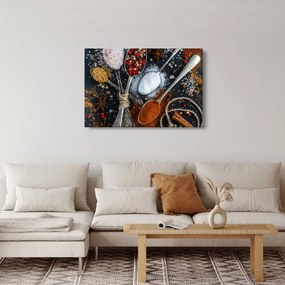 Fűszerek képe (90x60 cm)