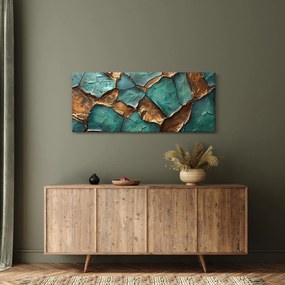 Kép - Zöld-arany festés (120x50 cm)