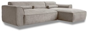 Bézs sarokkanapé (jobb oldali) Flex Felix – Miuform