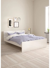 Fehér franciaágy 160x200 cm Naia – Tvilum