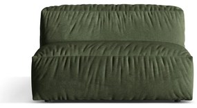 Zöld bársony kanapé modul (középső rész) Martina – Micadoni