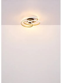 Globo 67183-40G - LED Felületre szerelhető csillár GLYXAR LED/40W/230V arany/fekete