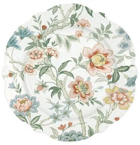 Porcelán desszertes tányér Zen Garden White