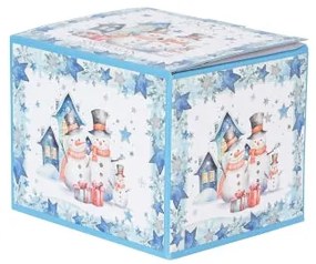 Karácsonyi hóemberes porcelán bögre 430 ml díszdobozban Snowman