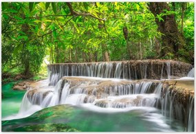 Poszterek 185x125 Vízesés Kaszkád Ázsia