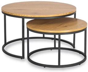 Dohányzóasztal szett Aranytölgy színben DELIA MAX