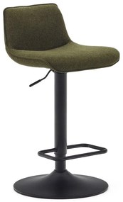 Sötétzöld bárszék szett 2 db-os 103 cm Zenda – Kave Home