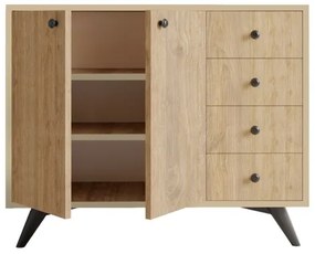 Szekrény WAGA 82x100 cm barna