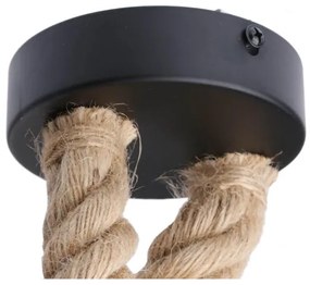 LED Csillár zsinóron ROPE 2xE27/10W/230V