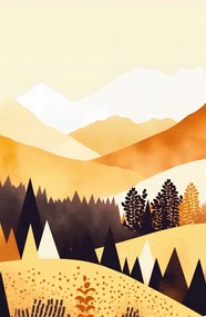 Poszter 53x81cm Arany Nyugat virágzásban