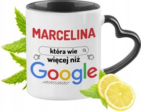 Marcelina Bögre Fekete Szív Alakú Füllel Ajándék