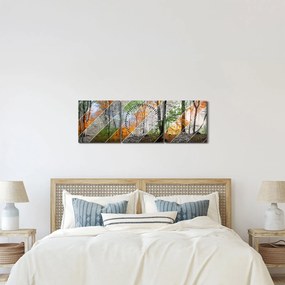 Kép - Változó évszakok (órával) (90x30 cm)
