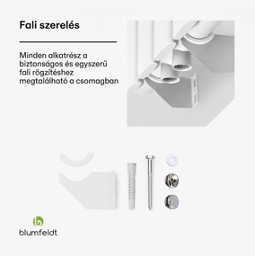 Blumfeldt Tallheo, 41 x 160, radiátor, fürdőszoba radiátor, csőradiátor, 1472 W, melegvizes, 1/2