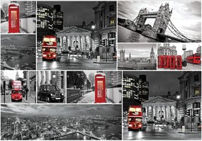 Fotótapéta - London nevezetességei (152,5x104 cm)
