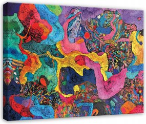 Vászonkép Absztrakt Színes Nappali Hálószoba Konyha Vászonkép 100x70